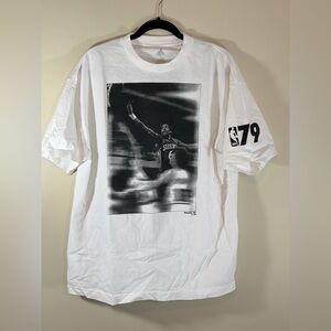 SOLD. Adidas 76ers Julius Erving Dr. J 1979 Boston Graphic Tee XL